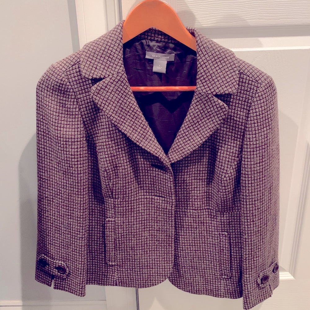 Ann Taylor Tweed Jacket/Blazer